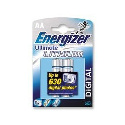 Blister 2 Piles L91 ENERGIZER - Format LR6 - AA Ultimate - Lithium - 1.5V