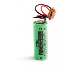 Pile CR17450 - Lithium - 3V - 2500mAh + Connecteur - FANUC