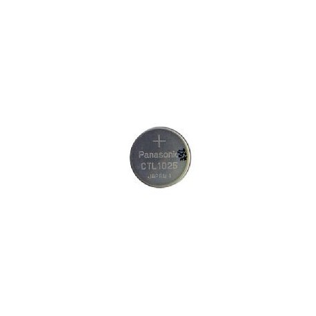 Pile bouton CTL1025 RENATA / PANASONIC rechargeable pour montre à énergie solaire - Li-Ion - 2.3V