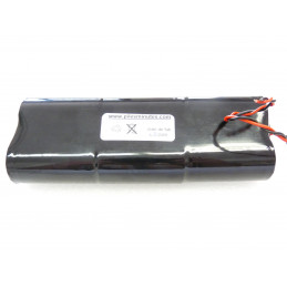 CHRONO Pile Batterie Alarme Compatible RESIDENCIA 3 / Surtec - 6LR20 Alcaline - 9V - 18Ah + Connecteur