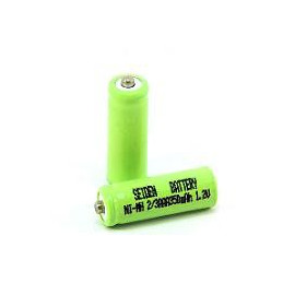 Piles 2/3 AAA - Blister X 2 - NiMh - 1.2V - 400mAh - Sagem D26T - D26V - Téléphonie