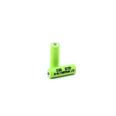 Piles 2/3 AAA - Blister X 2 - NiMh - 1.2V - 400mAh - Sagem D26T - D26V - Téléphonie