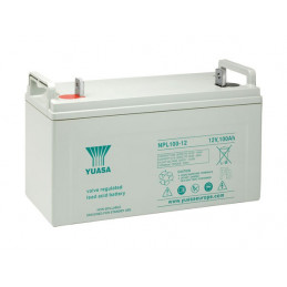 Batterie YUASA 12V et 100.0Ah  - NPL100-12 I FR - Longue durée de vie