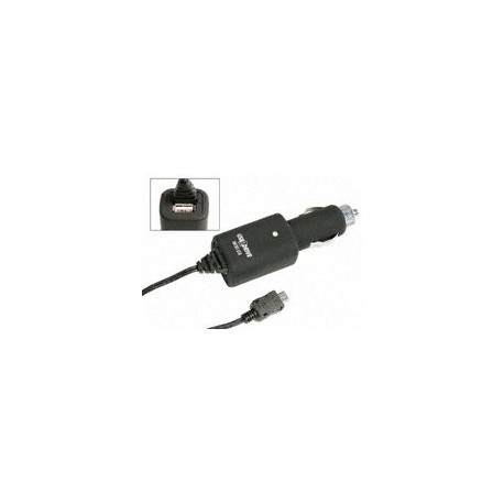 ANSMANN Chargeur pour véhicule 2 sorties USB + 1 connecteur MICRO USB