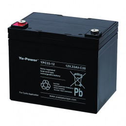 YUASA 12V - 30Ah - YPC33-12 Cyclage - Compatible MK MU 1 SLD G