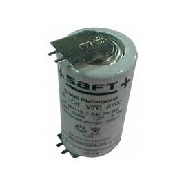 Batterie SAFT 791602 VT D 3700 - NiCd - 1.2V - 3.7Ah + Double picots borne + & -