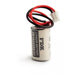 Pile CR14250 - Lithium - 3V - 850mAh + connecteur