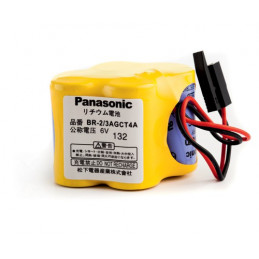 Pack piles PANASONIC BR 2/3 A - Lithium - 6V - 2400mAh + connecteur