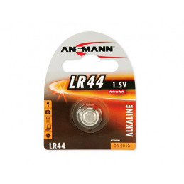 Pile Bouton ANSMANN LR44 - AG13 - V13G - LR1154 - A76 - Alcaline - 1.5V