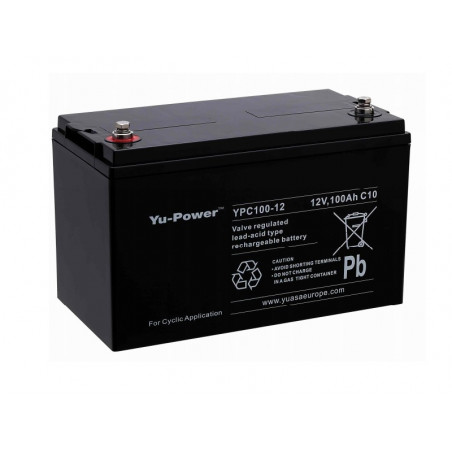 YUASA 12V - 100Ah - YPC100-12 Cyclage