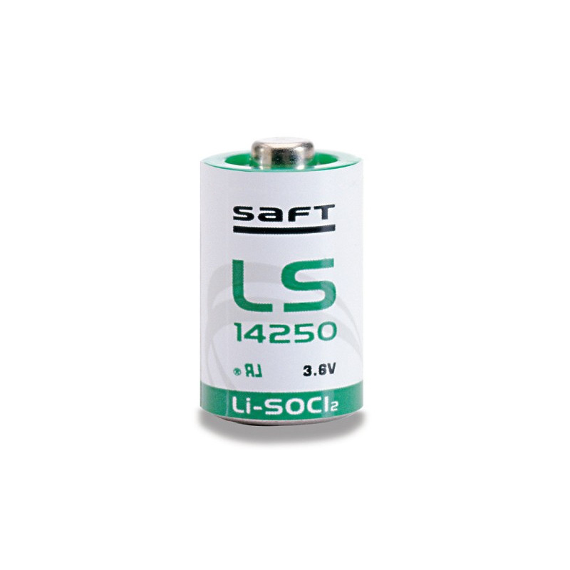 Pile SAFT LS14250 - 1/2AA - Lithium - 3,6V - 1,2Ah