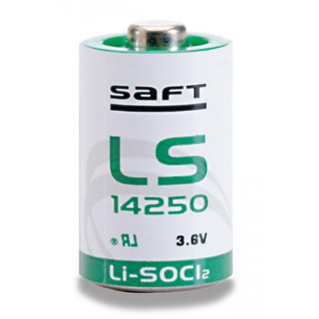 SAFT LS14250 - Pile Lithium - 1/2AA 3,6V - 1,2Ah