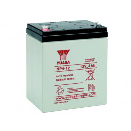 YUASA 12V - 4Ah - NP4-12 - AGM