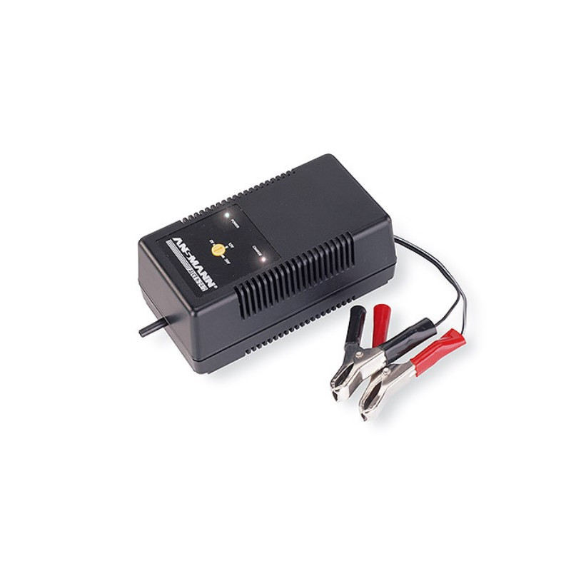 Chargeur ANSMANN ALCT6-24/2 - Tension réglable 6V/12V/24V - Pince croco