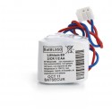 Pile Alarme Compatible LABEL CESAR BL950 - 1/2AA - Lithium - 6.0V - 950mAh + Connecteur