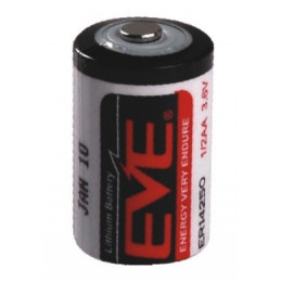 Pile EVE ER14250 1/2AA - Lithium - 3,6V - 1,2Ah