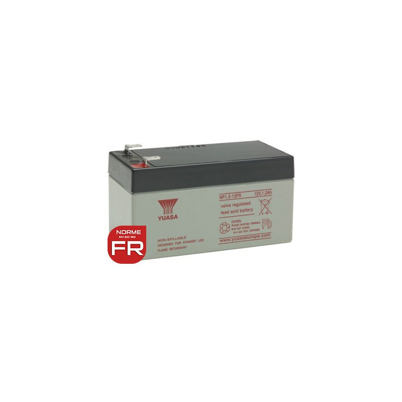 Batterie NP1.2-12FR YUASA - AGM - 12V - 1.2Ah