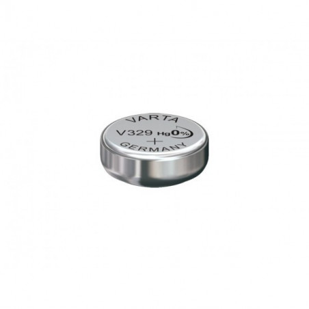 Pile Bouton VARTA 329 - SR65SW - SR731SW - Oxyde d'Argent - 1.55V