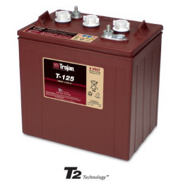 Batterie 125 ex CR235 TROJAN - DEEP CYCLE ACIDE - 6V - 240Ah