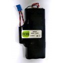 Pack batterie FALARD - NiCd - 2 x 6V - 1.2Ah + Connecteur