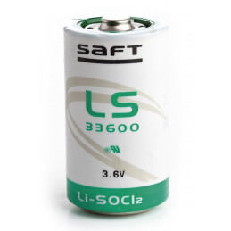 Pile SAFT LS33600 - D - Lithium - 3,6V - 16,5Ah