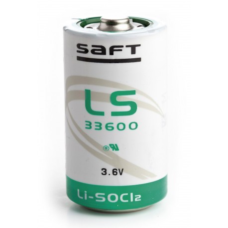 Pile SAFT LS33600 - D - Lithium - 3,6V - 16,5Ah