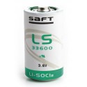 Pile SAFT LS33600 - D - Lithium - 3,6V - 16,5Ah