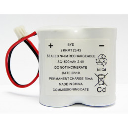 CHRONO Pack Batterie BAES NiCd – 2.4V – 1.6Ah + Connecteur 