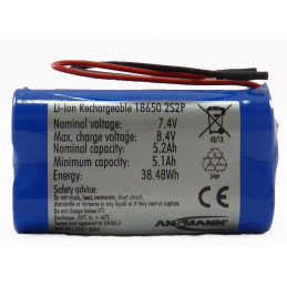 ANSMANN 2S2P - 7.4V - 5200mAh