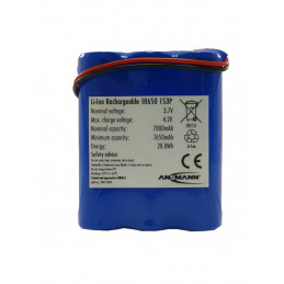 Batterie ANSMANN 1S3P - Li-Ion - 3.7V - 7800mAh