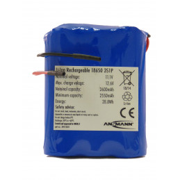 Batterie ANSMANN 3S1P - Li-Ion -11.1V - 2600mAh