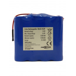 Batterie ANSMANN 4S2P - Li-Ion -14.8V - 5200mAh