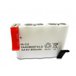 YUASA PACK Batterie Compatible NiCd 6V 800mAh - 5VTAA600 - 803982