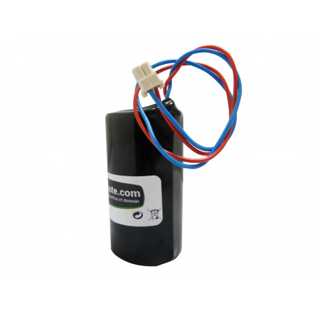 CHRONO Pile Batterie Alarme Compatible VISONIC - D - LSH20 - 3,6V - 13,0Ah + Connecteur Sirène MCS 710 / MCS 720