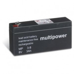 Multipower 8V - 3Ah - compatible Dryfit A200 - A208/2.5 S