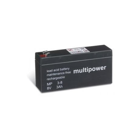 Multipower 8V - 3Ah - compatible Dryfit A200 - A208/2.5 S