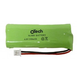 Pack batterie - Récepteur ou Emetteur Collier EUROSOS ES400/ ES77 - 28AAAM4SMX - NiMh - 4.8V - 300mAh + connecteur