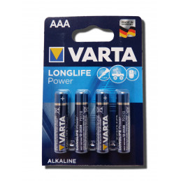 Blister de 4 piles Duracell - LR03 - AAA - High Energy/Long life - Alcaline - 1.5V