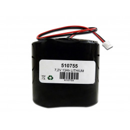 Pile Batterie Alarme NOXALARM - D - LSH20 - 7.2V - 13Ah + Connecteur