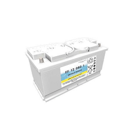 Batterie FF12-080/1 - EXIDE - TUDOR - Plomb - 12V - 80Ah
