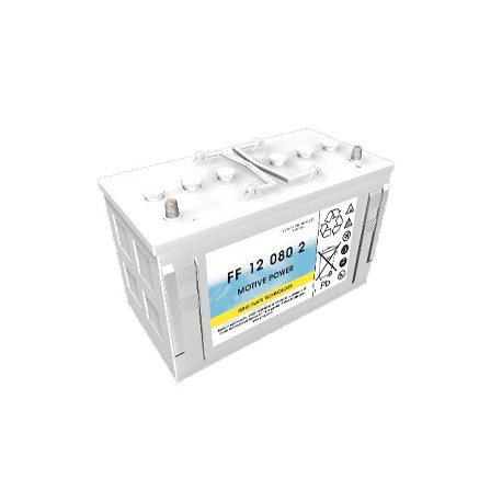 Batterie FF12-080/2 - EXIDE - TUDOR - Plomb - 12V - 80Ah