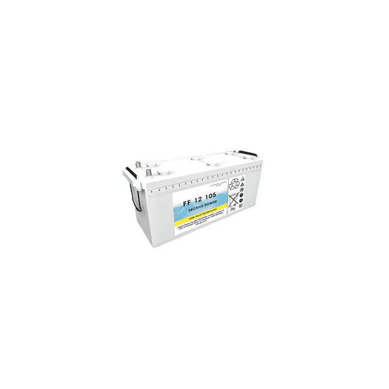 Batterie FF12-105 - EXIDE - TUDOR - Plomb - 12V - 105Ah