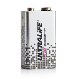 Pile ULTRALIFE - Format 6LR61 UltraLife U9VL- J U9VL J - Métal - BATLI10 - Lithium - 9V