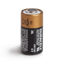 Pile DURACELL 2CR1/3N - PX28L - compatible DAITEM BATLI03 - Lithium - 6V - 170mAh