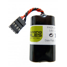 CHRONO LS14500 - AA - 3,6V - 2300mAh + Connecteur HE13