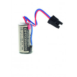 Pile Lithium CR17335 - 3V - 1800mAh + Connecteur 