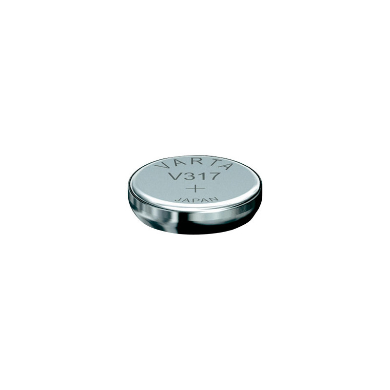 Pile Bouton VARTA 317 - SR62SW - SR516SW - Oxyde d'Argent - 1.55V