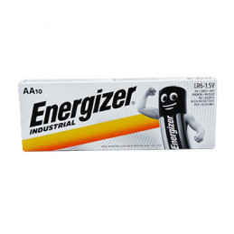 Boite 10 Piles LR6 ENERGIZER - LR06 - AA Industrial - UM3 - 1.5V