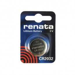 Pile Bouton CR2032 Standard - BATLI09 - RENATA - Lithium - 3V