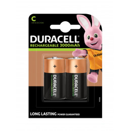 Piles HR20 - D - DURACELL - NiMh - Blister x 2 - - 1.2V - 2200mAh